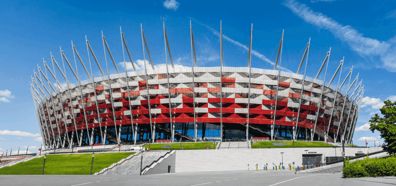 Nationalstadion PGE Narodowy - Warszawa, Polen